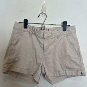 Elle Paris Khaki Shorts